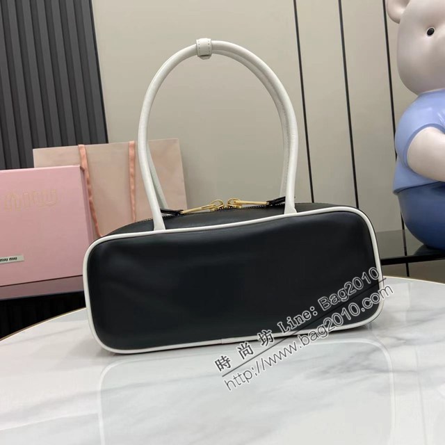 MIU MIU專櫃繆繆最新款Beau手袋25ss單肩包 jh2871型號：5BB173